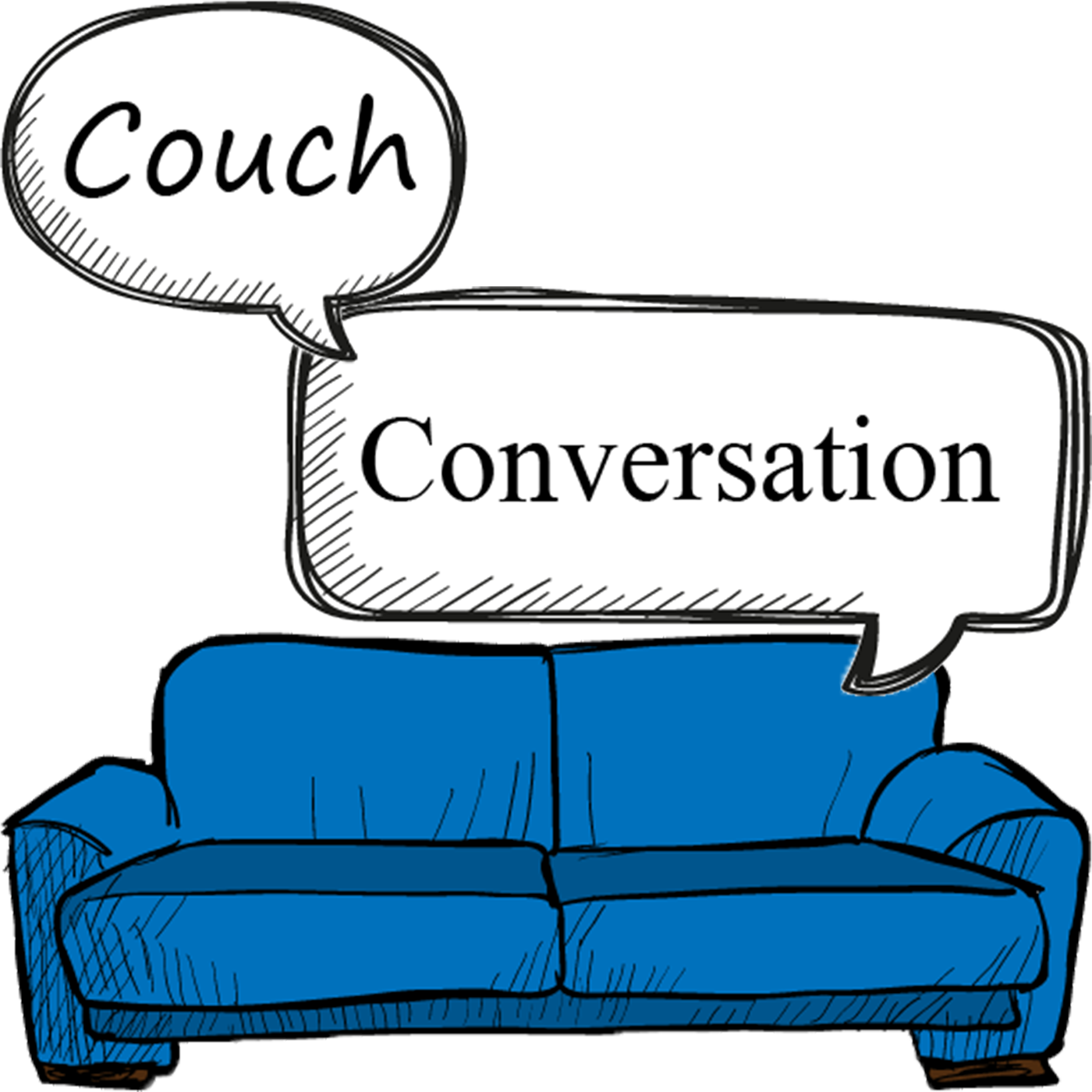 Couch Conversation - Studio Couch (1400x1400)