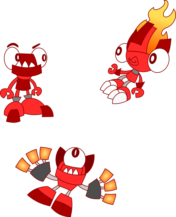 Itty-bitty Infernites By Supercoco142 - Mixels (600x739)