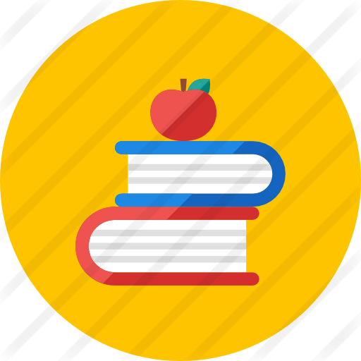 Books Free Icon - Circle (512x512)