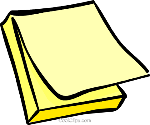 Post It Note Clipart - Post It Notes Clip Art (480x402)