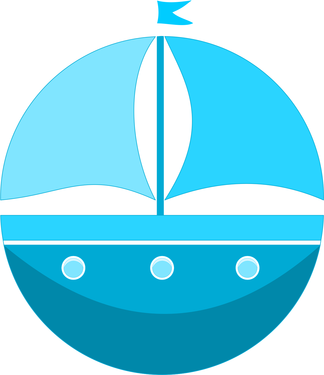 Ship - Clip Art (1697x2400)