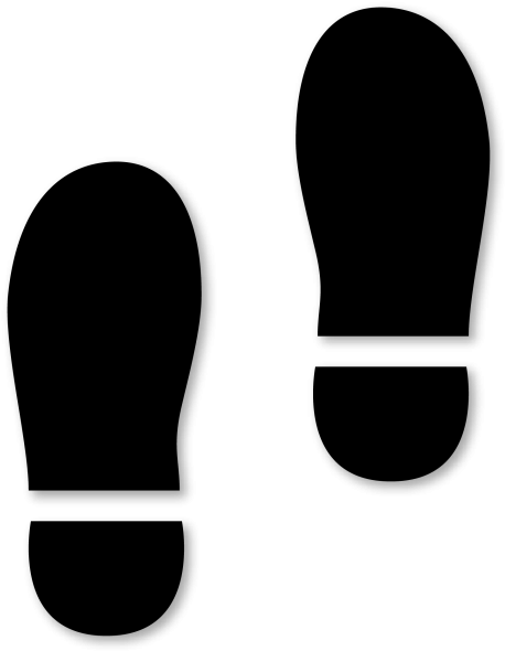 Robber Foot Print - Step Icon (468x600)