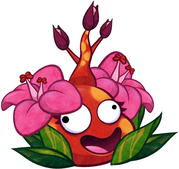 Blushing Bush - Cartoon (574x542)