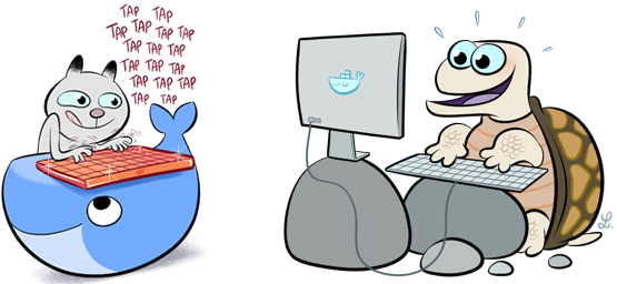 Container Performance Analysis - Docker Cartoon (555x256)