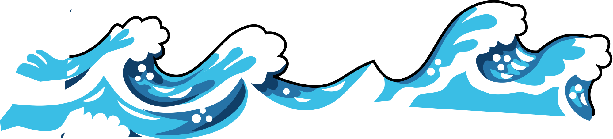 Open - Waves Png (2000x456)