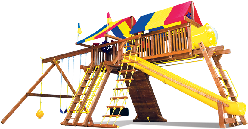 Rainbow's - Backyard Playworld (892x447)