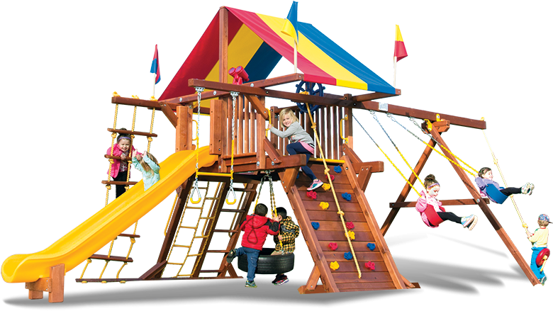 Lightbox Moreview - Rainbow Swing Set (892x447)