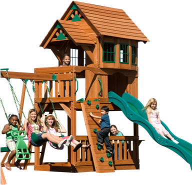 Backyard Discovery Windsor Ii Swing Set | Swing Sets (383x383)