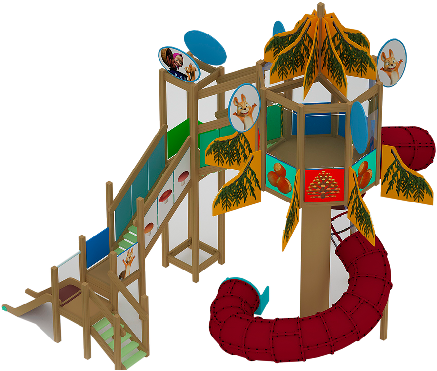 Squirrel's Tree - - Playground (994x903)