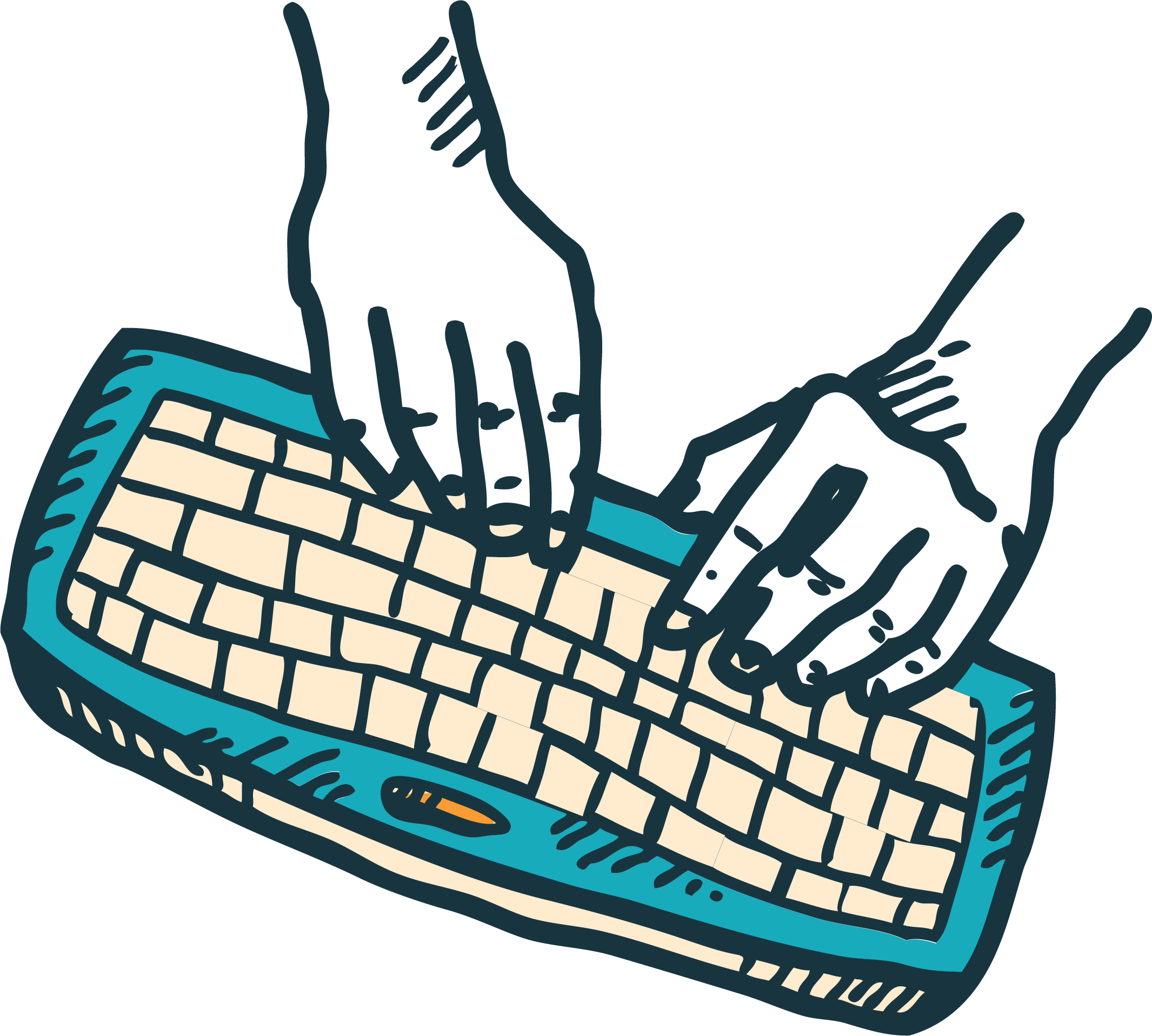 Computer Keyboard Drawing Animation Graffiti - Computer Graffiti (2131x1917)