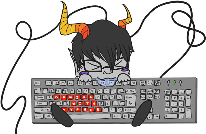 Gaming With Cypher - Computer Keyboard (800x600)
