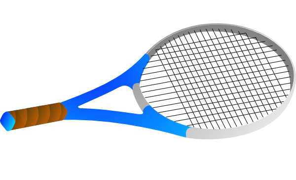 Tennis Racket Clip Art (600x364)