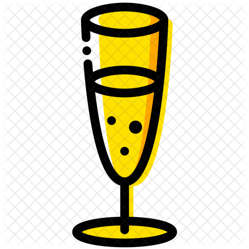 Champagne Icon - Food (512x512)