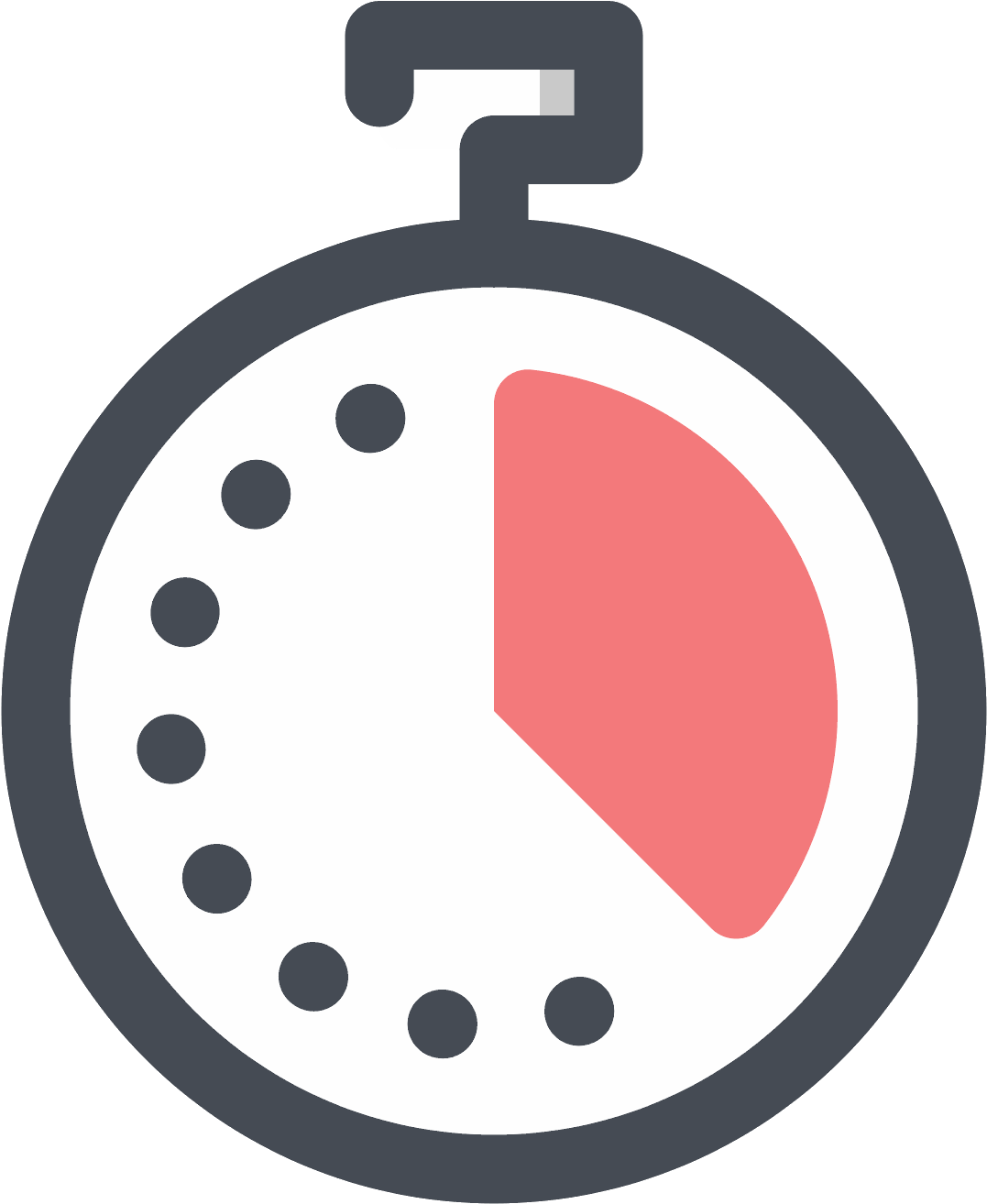 Sport Stopwatch Icon - Chronomètre Png (1600x1600)