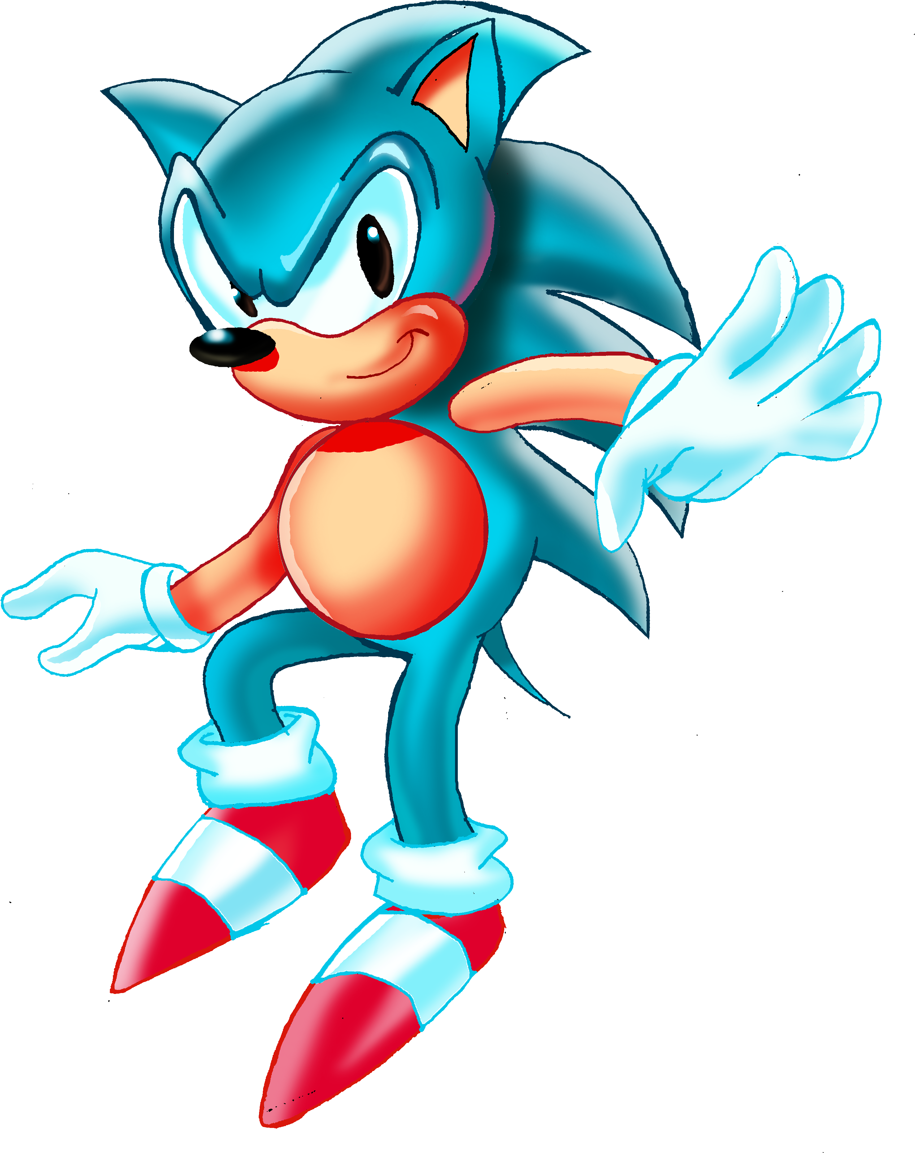 Sonic Manic - Sonic The Hedgehog Usa (3024x4032)