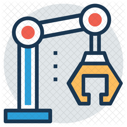 Crane Machine Icon - Robotics (512x512)