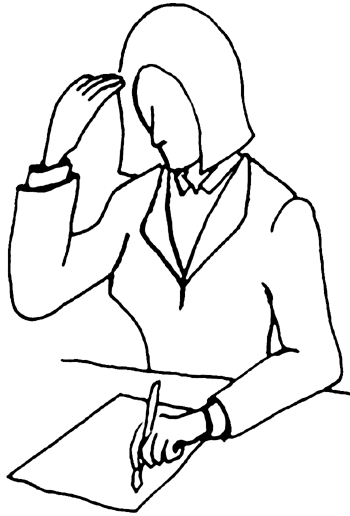 Thinking Clipart - Thinking Clip Art (350x516)