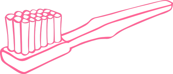 Toothbrush Clipart (600x256)