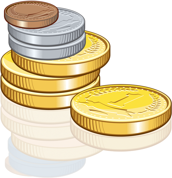 Coins Clipart (600x598)