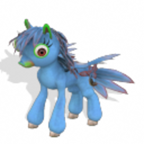 Spore Rainbow Dash - Plush (600x600)
