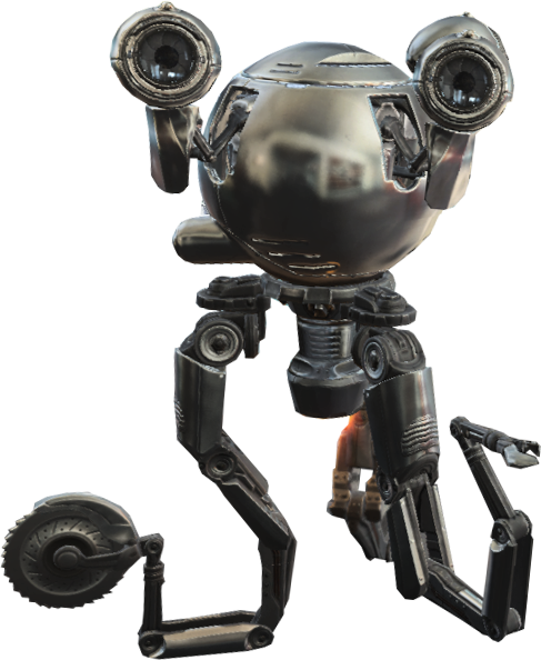 Codsworth - Fallout 4 Mr Handy (487x594)