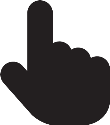 Hand Pointer Vector - Handpointer Svg (400x399)