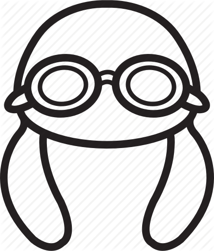 Pilot Clipart Goggle - Aviator Goggles Drawing (438x512)
