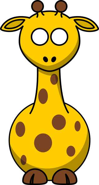 Cartoon Giraffe (318x597)