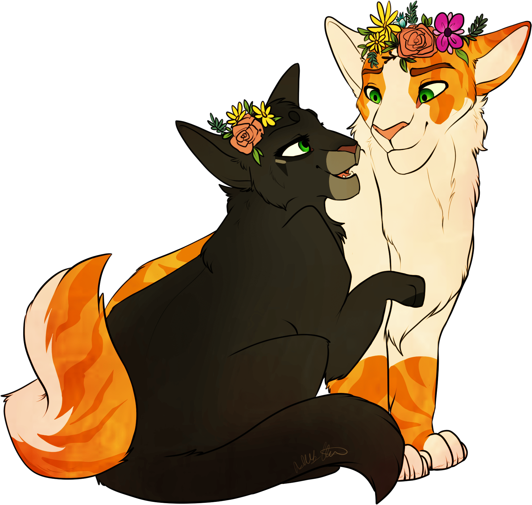 Hollyleaf And Fallen Leaves (2000x1700)