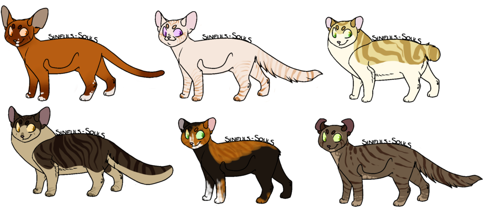 Warrior Cat Adoptables - Warriors (1024x454)