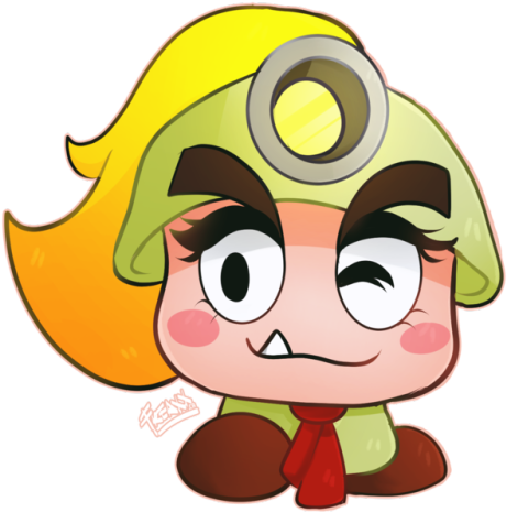 Goombella For - Cartoon (500x513)