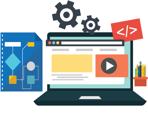 Web Development Clipart Devlopment - Web Development (500x500)