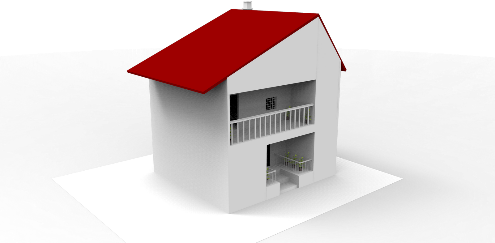 Basic House Model - House (1600x815)