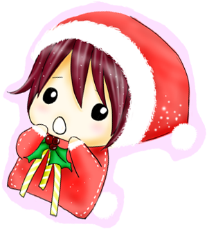 聖誕襪裝飾 - Cartoon (336x400)