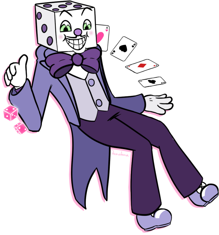 [cuphead] King Dice By Venelona - Cartoon (852x937)