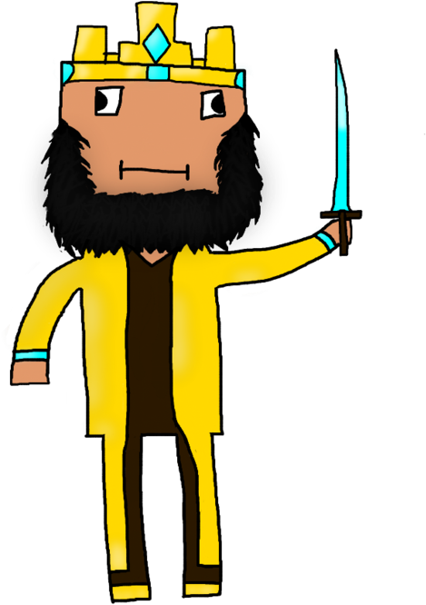 Minecraft King By Viktortheturtle - Cartoon (1024x765)