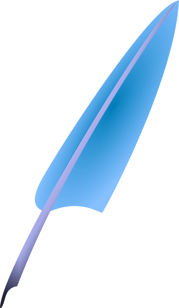 Vector Clip Art - Quill (600x1033)