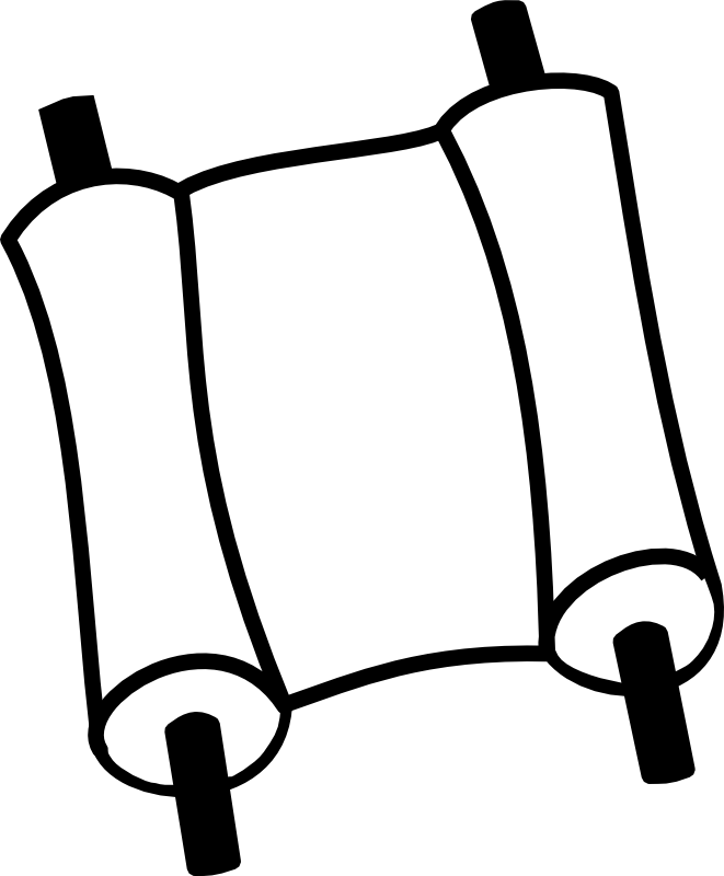 Printable Scroll Paper - Scroll Coloring Pages (661x800)