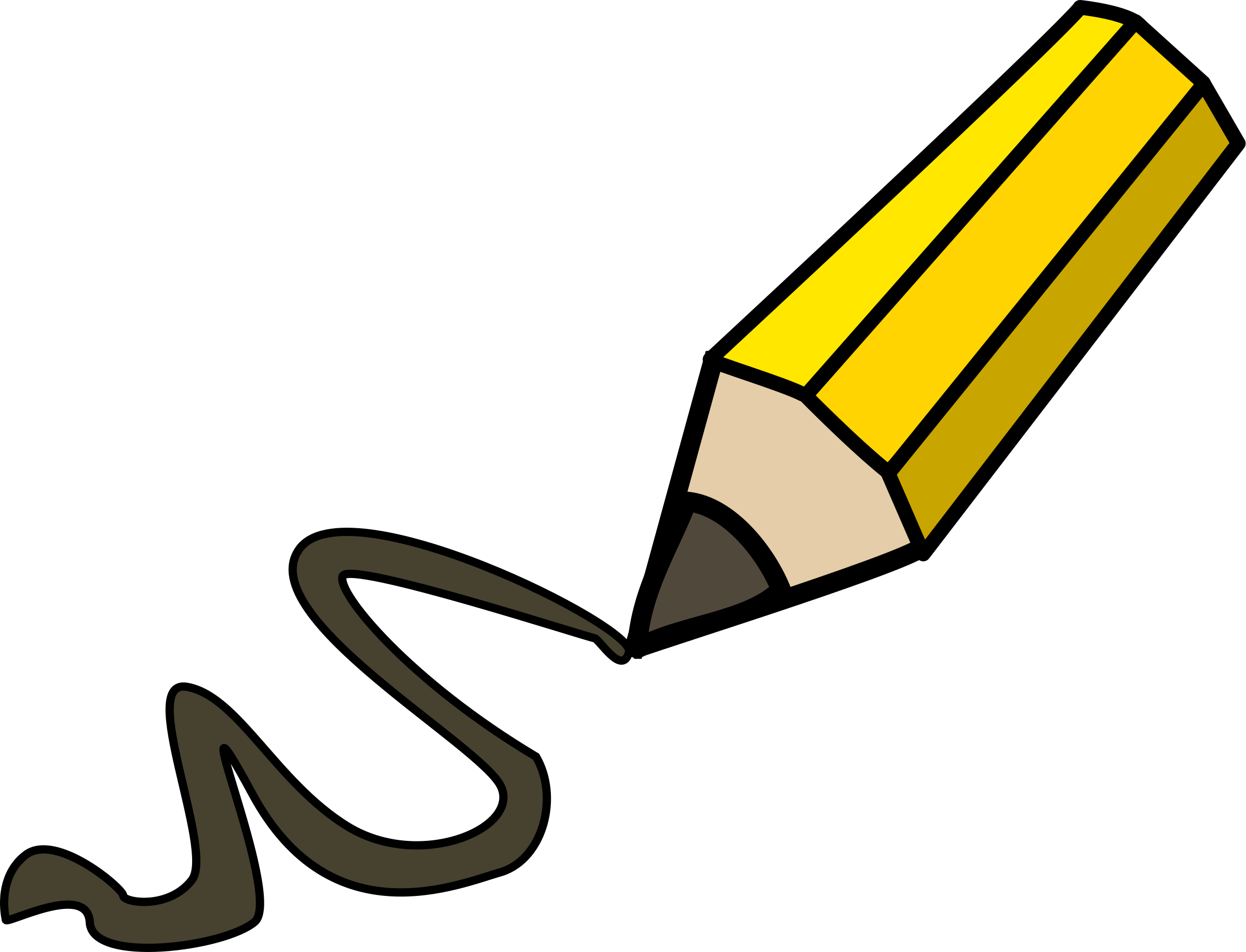 3 - Pencil Clipart (2400x1833)