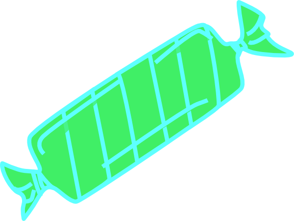 Wrapped Candy Clip Art (600x450)