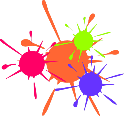 Paintball Clipart Clipart Panda Free Clipart Images - Paint Splatter Clip Art (728x678)