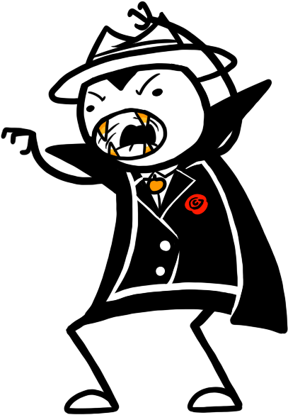 Candy Corn Vampire By Tawamureru - Candy Corn Vampire Teeth (506x640)