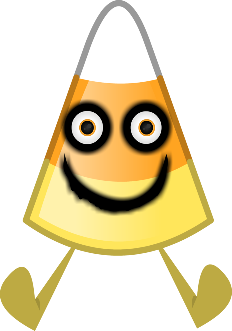 Candy Corn Makes A Face By Meleeobjects4 - Candy Corn Makes A Face By Meleeobjects4 (749x1066)