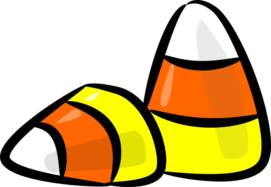 Halloween Candy Corn Clipart - Candy Corn (939x649)