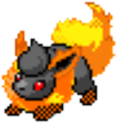 Candy Corn Flareon - Cartoon (420x420)