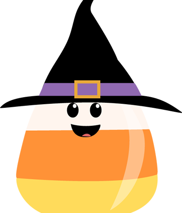363 X 450 - Candy Corn Clip Art (363x425)