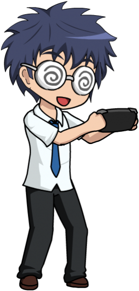 Candy Corn - Anime Swirly Glasses (300x598)