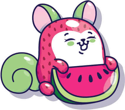 Kaz The Squirrel - Pikmi Pops (496x496)
