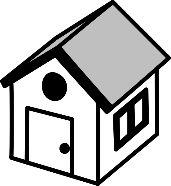 3d House Clipart (552x600)