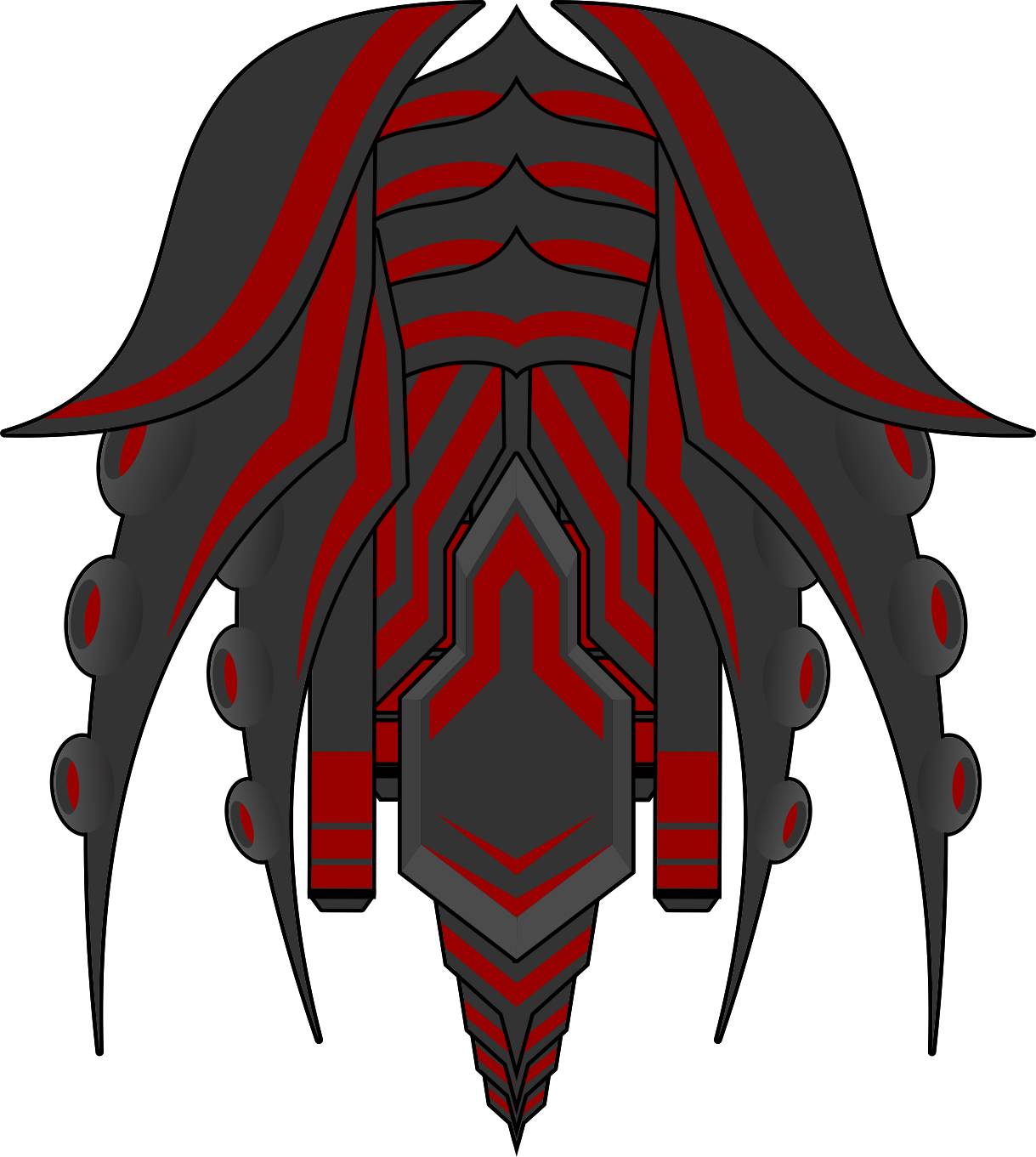 Alien Ship Video Game (1219x1361)